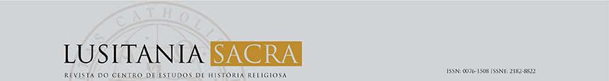 Call for papers Revista Lusitania Sacra. 45 (janeiro-junho 2022) 